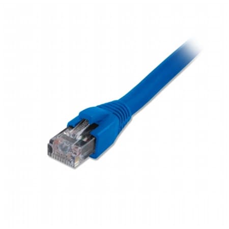 COMPREHENSIVE Cat6 Snagless Solid Shielded Blue Patch Cable 50 ft. CAT6SH-50BLU